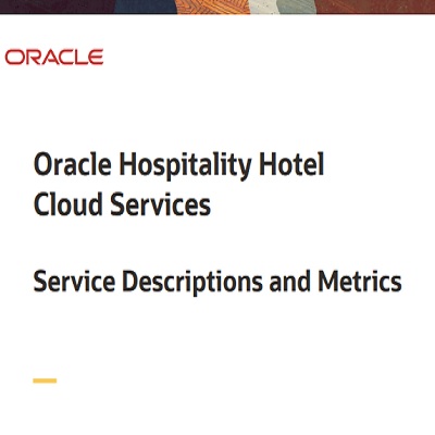 Oracle Hospitality HotelCloud